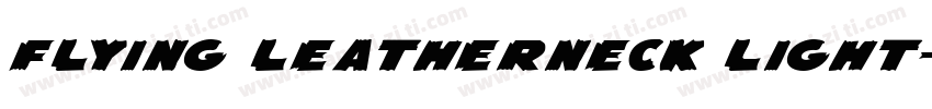 Flying Leatherneck Light字体转换